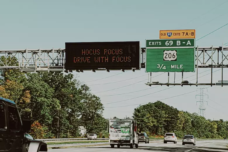 NJ drivers enjoying DOT's new sarcastic road signs