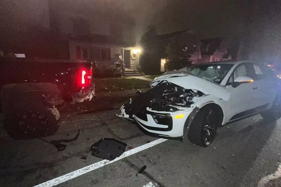 Disturbing images: DUI arrest after Porsche smashes parked truck in Verona, NJ