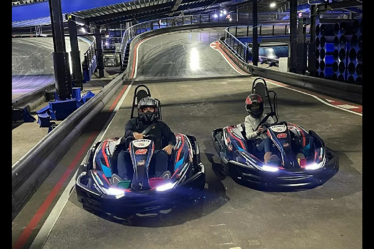 Adrenaline rush': Yeti-Yard opens electric go-kart track; mini