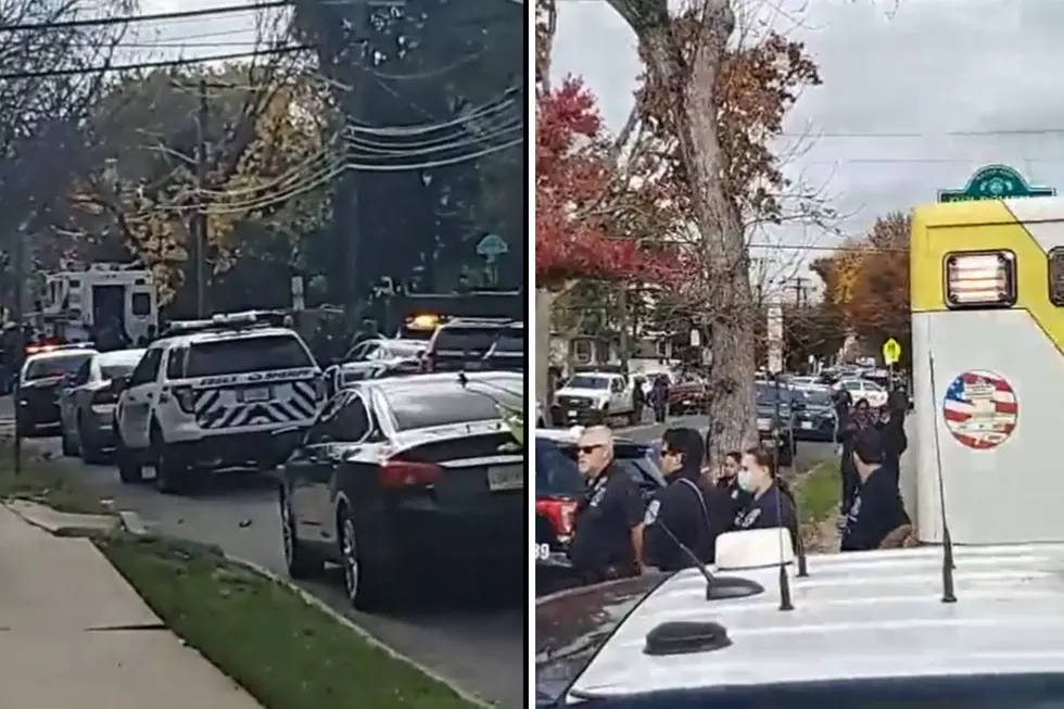 Police officers fired at from rooftop in Newark, NJ, reports say