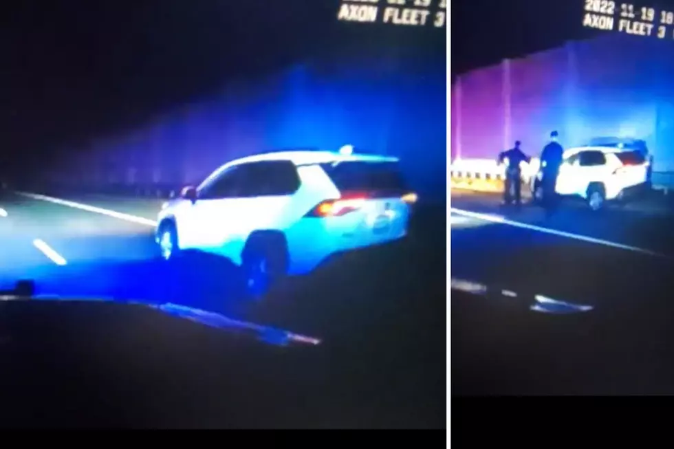 NJ cops run after moving car with passed-out DWI driver 