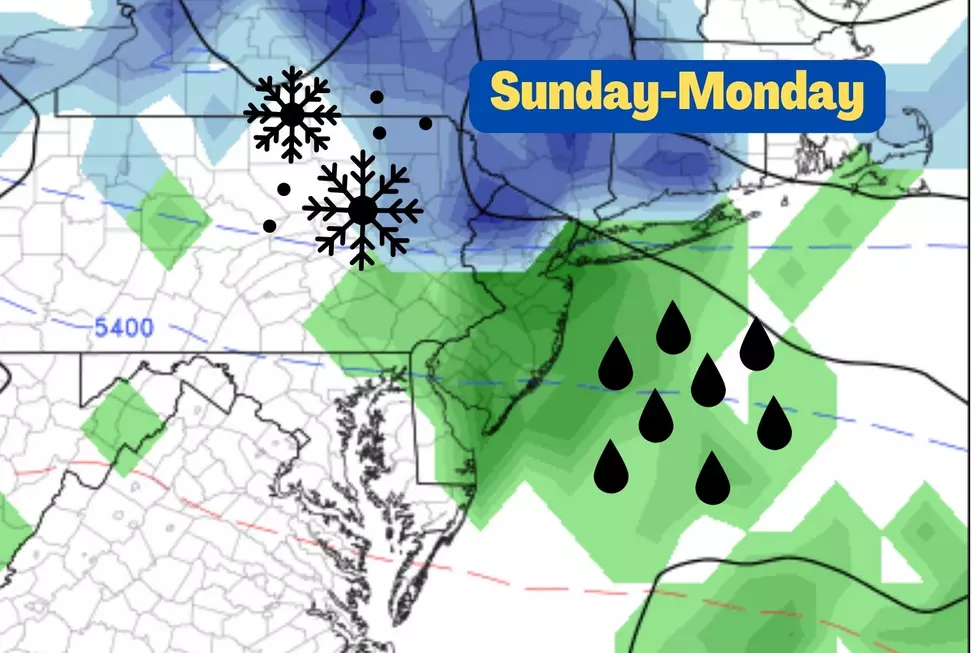 It May Snow In Parts of Jersey & Pa. This Weekend