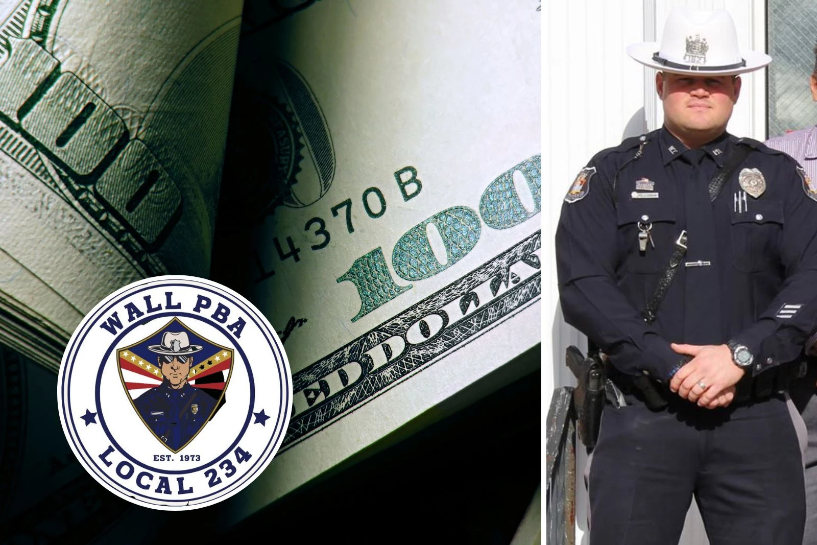 Wall, NJ police official accused of stealing $75K from PBA