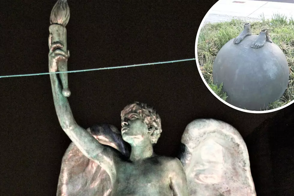 Stolen statue returned to Trenton, NJ's 'Angel Island'