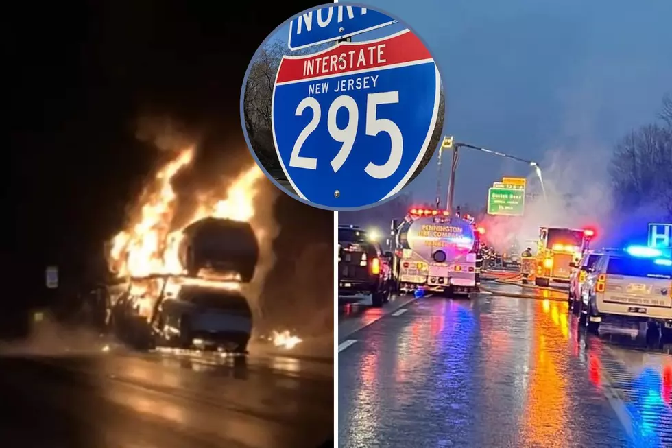 5 electric/hybrid cars catch fire, closing Route 295 in NJ