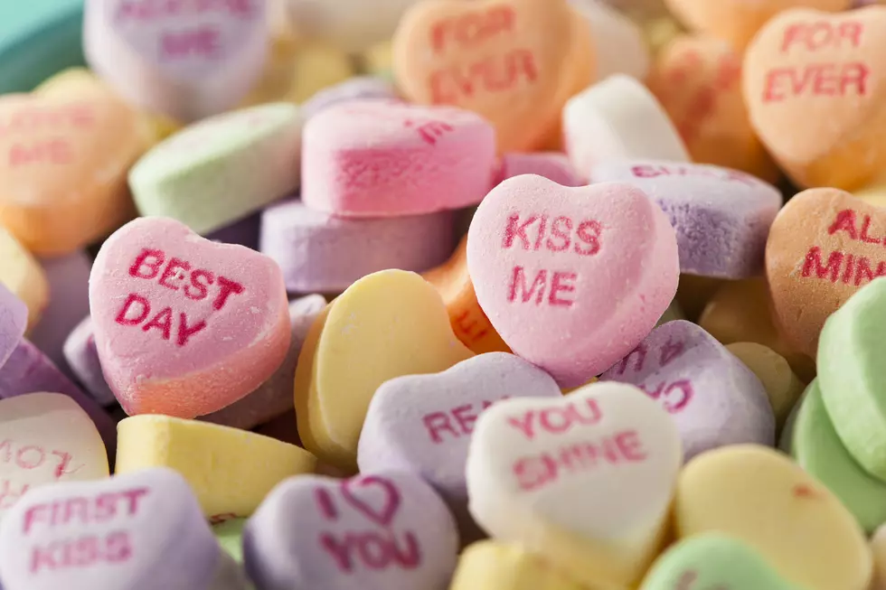 Colorful Candy Conversation Hearts for Valentine's Day