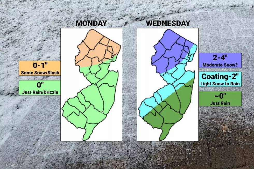 NJ weather: Rain wraps up, midweek storm looks both wintry and wet