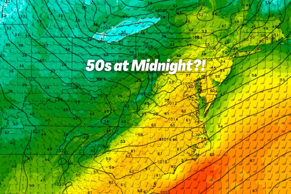 Where is winter, NJ? More mild 50s, with a few rain showers
