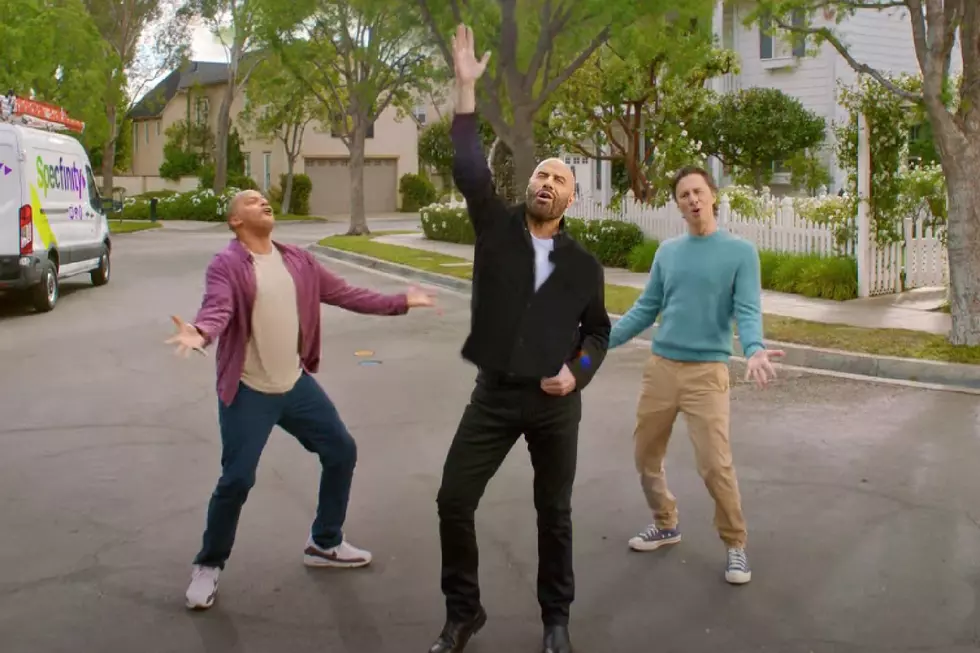 Jersey boys John Travolta and Zach Braff team up in Super Bowl commercial