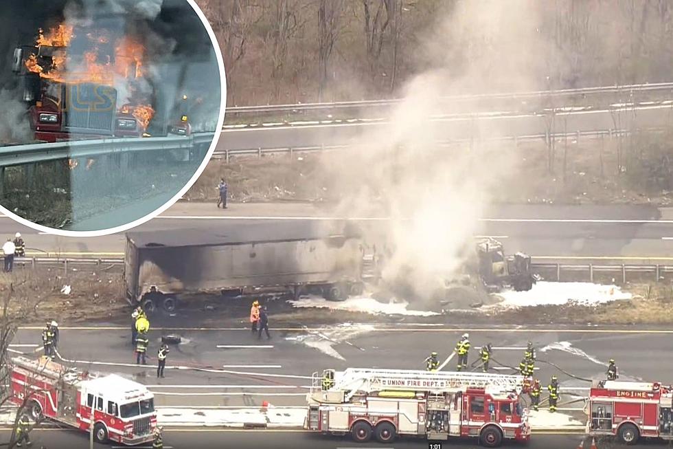 Fatal crash involving dump truck, pickup and tractor-trailer closes Route 78 in NJ