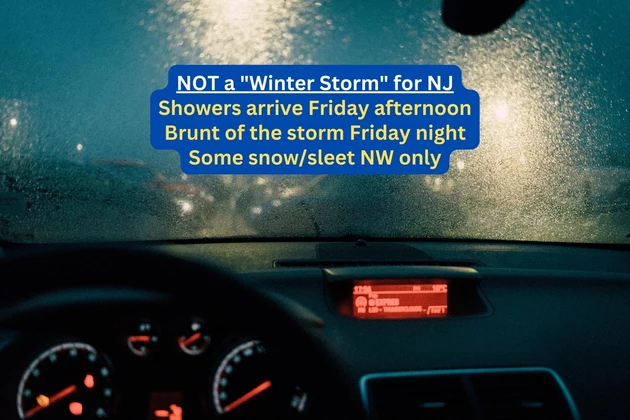 Nasty weather for NJ Friday night: Heavy rain, wind, limited snow