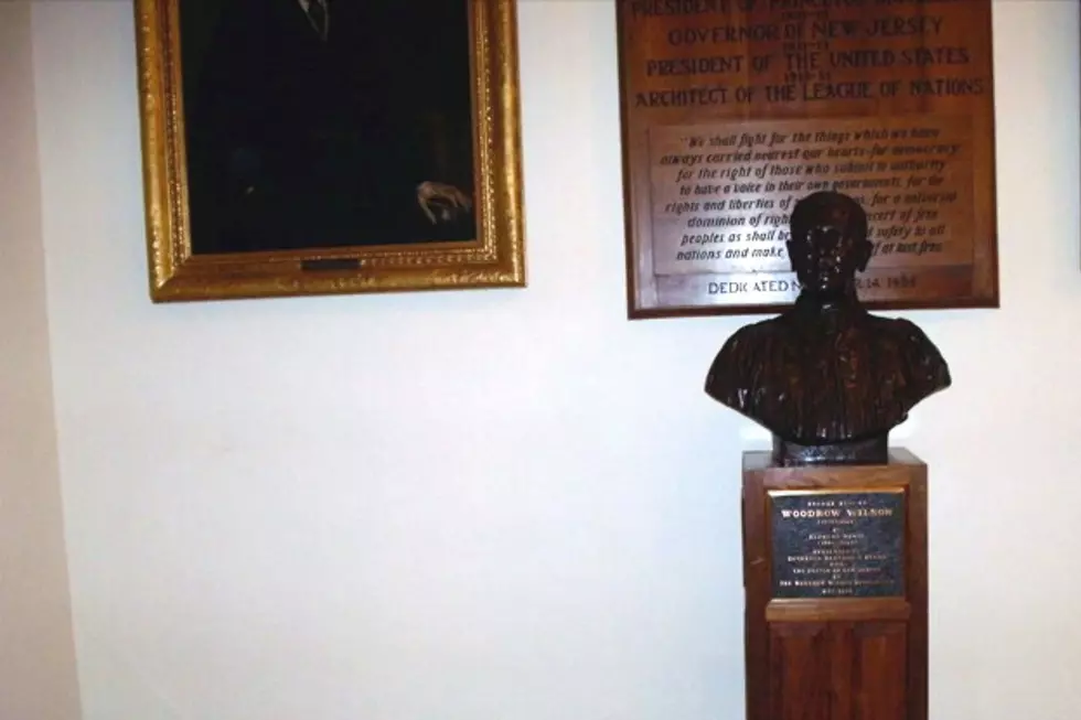 Woodrow Wilson bust at the Statehouse