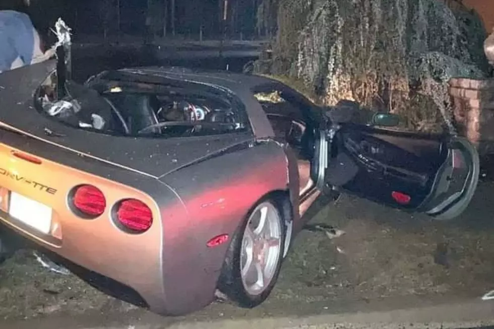 Corvette totaled by an Edison teen early Saturday morning in South Brunswick 3/11/23