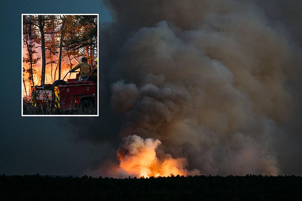 Wind-blown wildfire in Little Egg Harbor, NJ consumes 418 acres