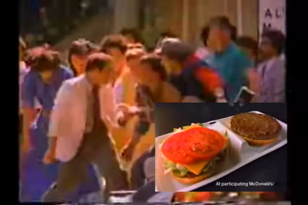 McDonalds McDLT Commercial with Jason Alexander (Photo: 80s Commercials - McDLT (Jason Alexander), ArcadeSpookyTree on YouTube, Townsquare Media Illustration)