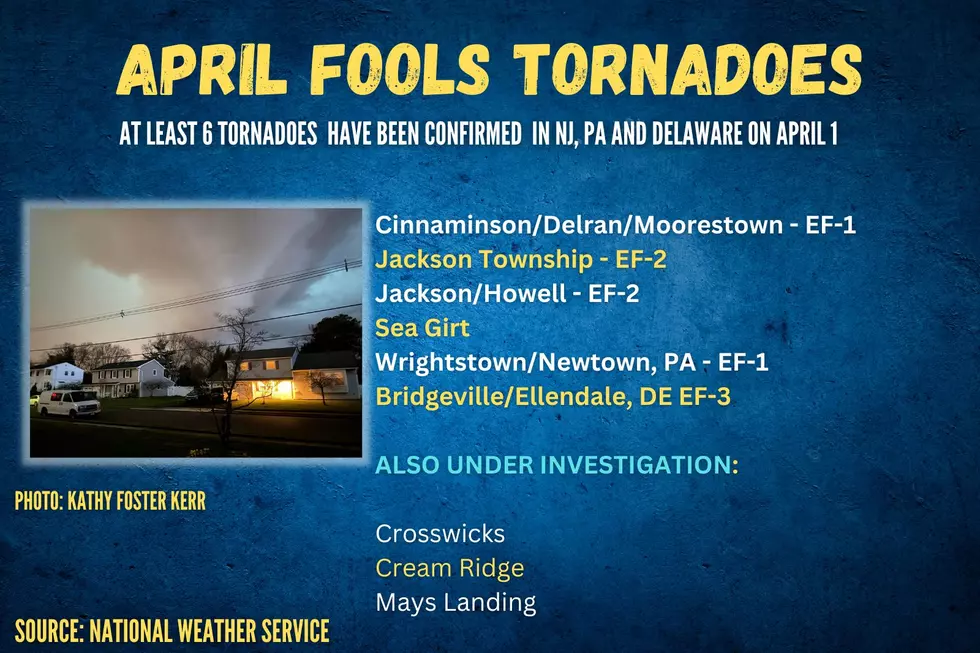 Tornadoes in NJ, PA and Delaware on April 1