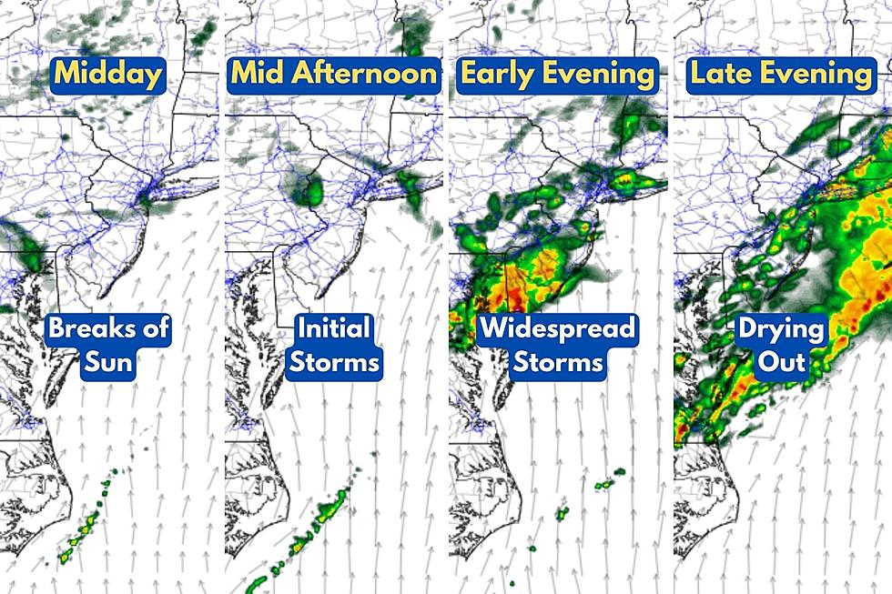 Thursday NJ weather: Near-record temperatures fuel strong thunderstorms