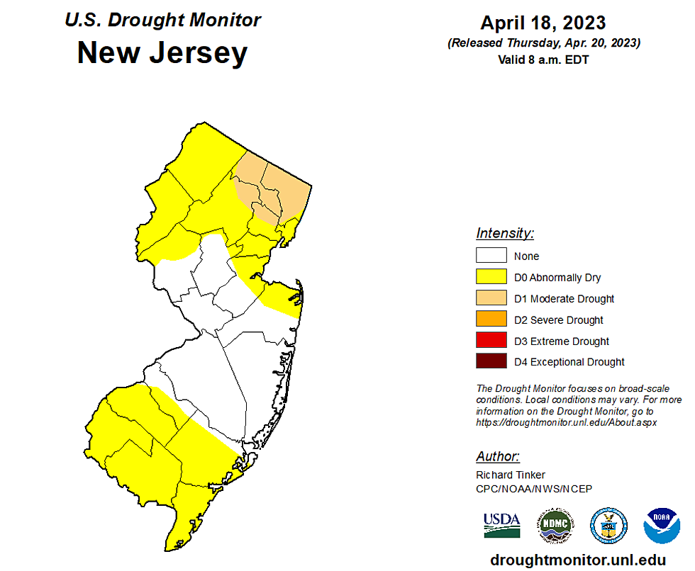 As the growing season begins in NJ, water levels are dropping