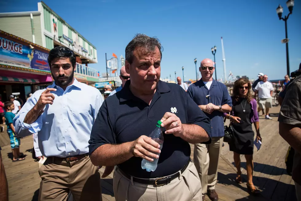 Chris Christie Tours Boardwalks On New Jersey Shore