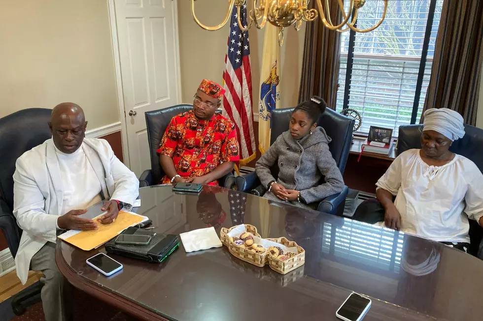 From left, Prince Dwumfour, Peter Ezechukwu, Nicole Teliano and Mary Dwumfour