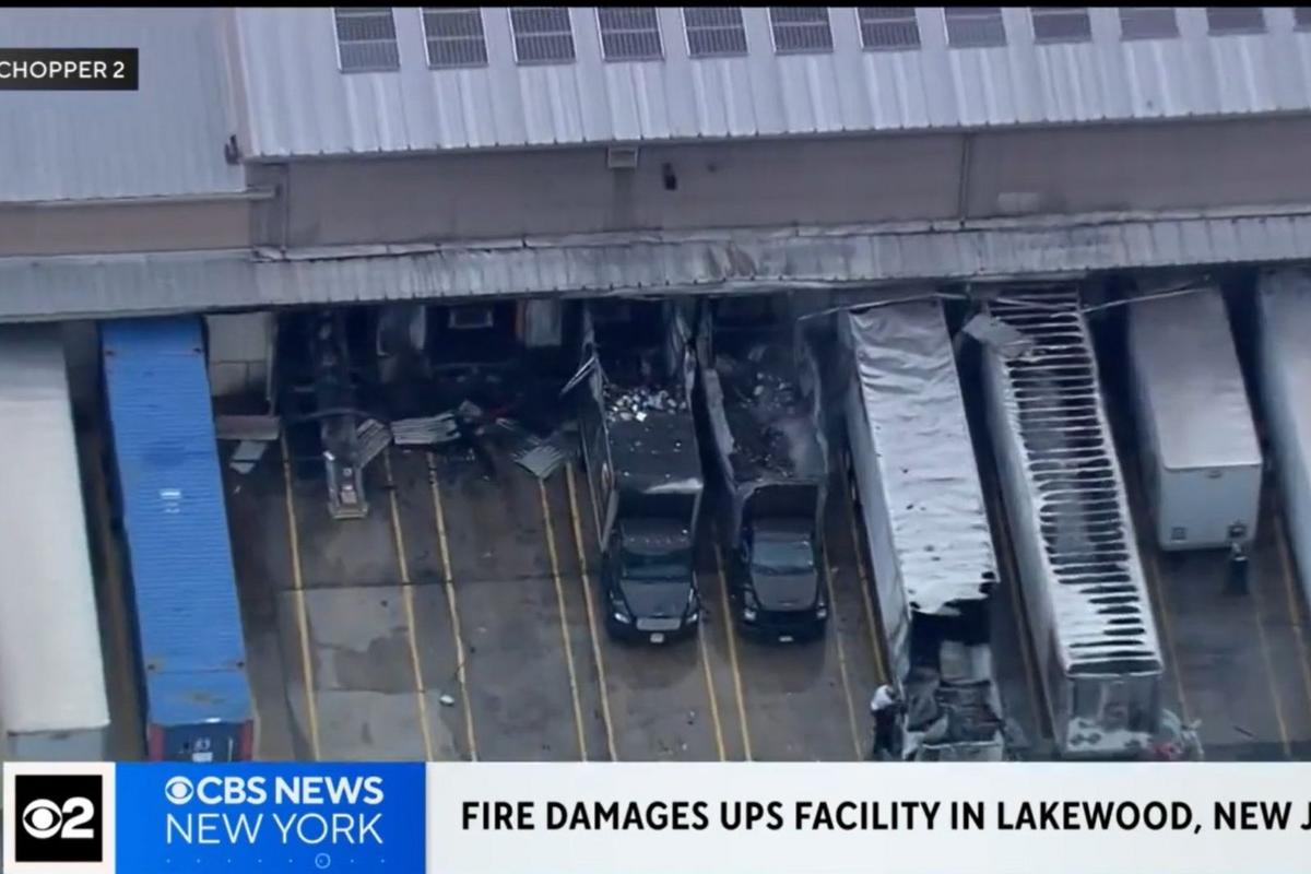 Ups Rack Fire UPS trucks and packages burn at Lakewood facility