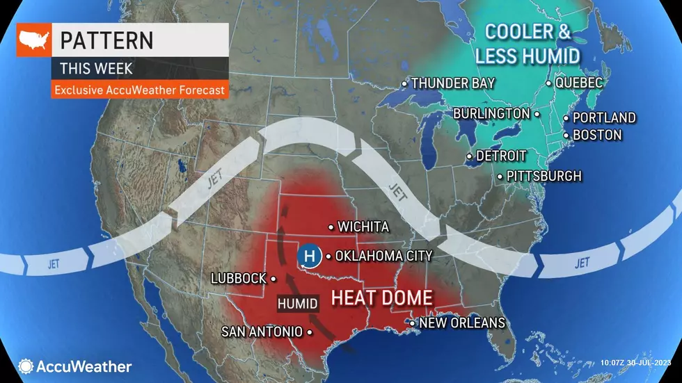 Our new weather pattern will keep a dry, pleasant air mass over New Jersey for the first half of this week. (Accuweather)