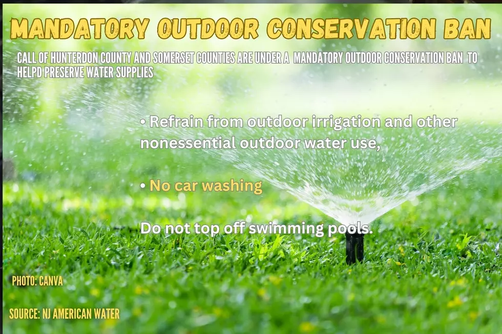 Mandatory outdoor conservation ban in Hunterdon and Somerset counties