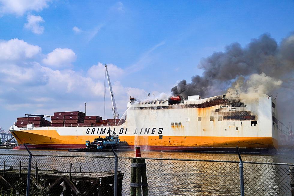 Crews contain cargo ship blaze that killed 2 NJ firefighters