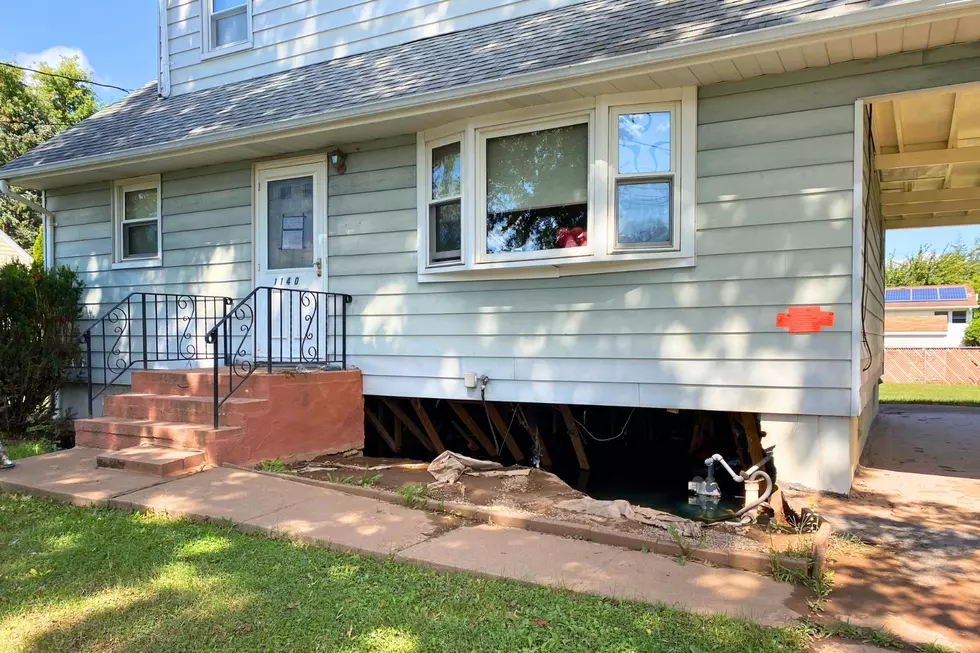 Foundation collapse on Saint John St. in Manville (via Cleighton Smith)