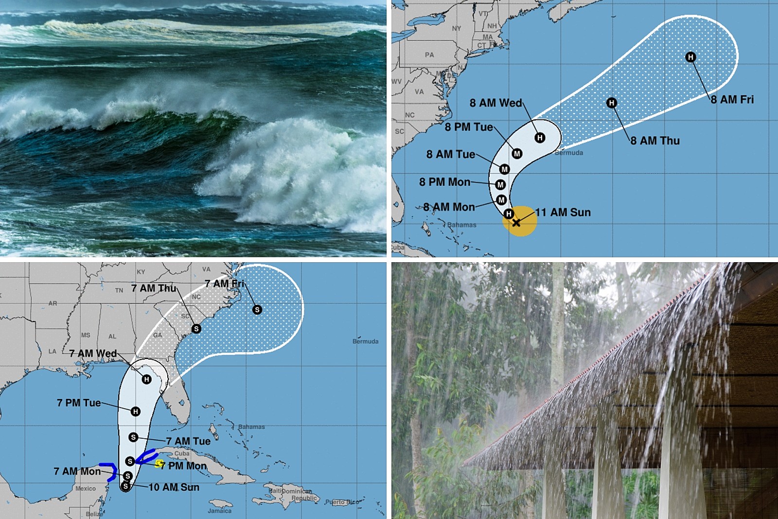 Hurricanes Franklin and Idalia's indirect impacts on New Jersey