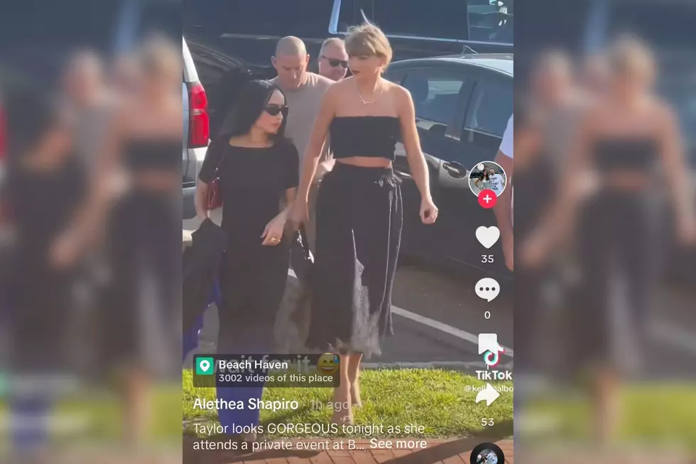 Taylor Swift, Zoe Kravitz, Channing Tatum seen on LBI (Alyssa Lewis via Tiktok)via Tiktok)