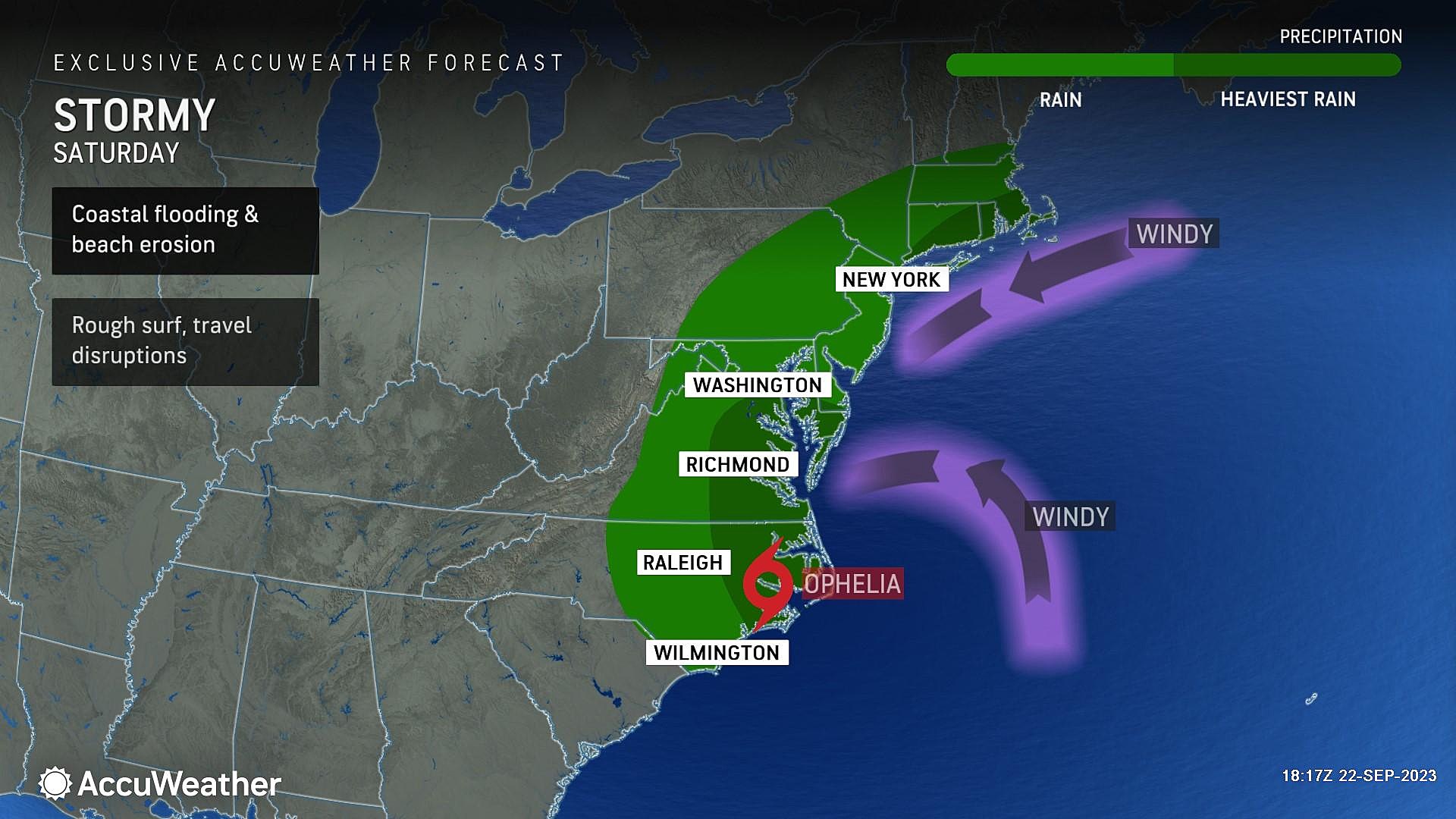 These NFL games will be impacted by torrential rain, winds from Ophelia