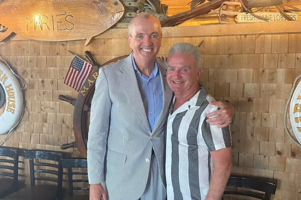Wildwood Mayor Pete Byron with Gov. Murphy (Peter Byron via Facebook)