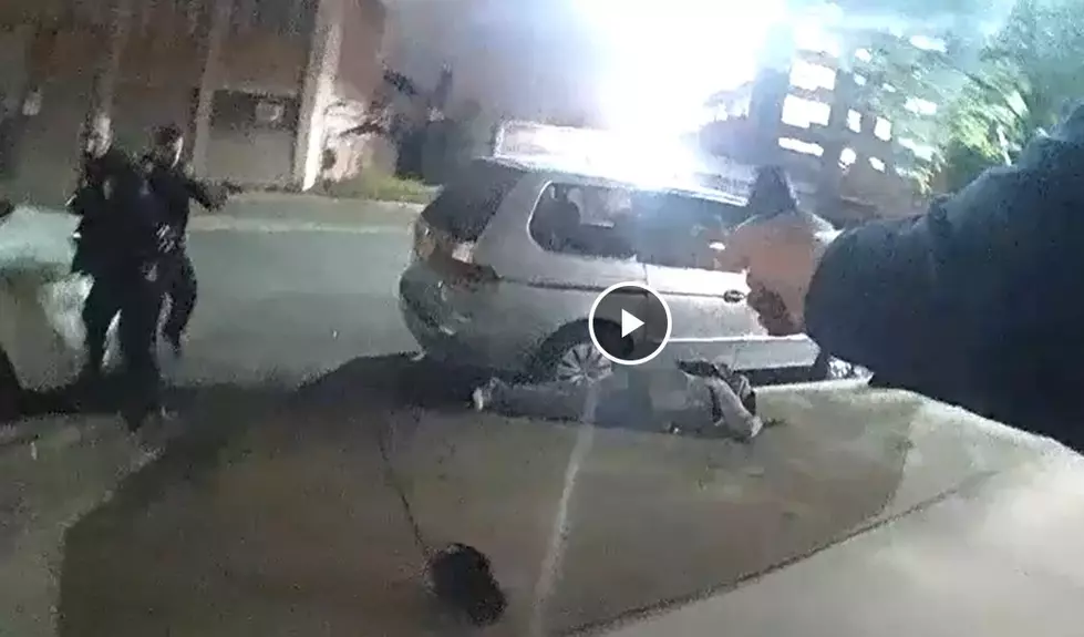 Bodycam video shows Newark Police officers with guns drawn following the shooting of homicide suspect Everett Rand  Video: New Jersey Office of the Attorney General