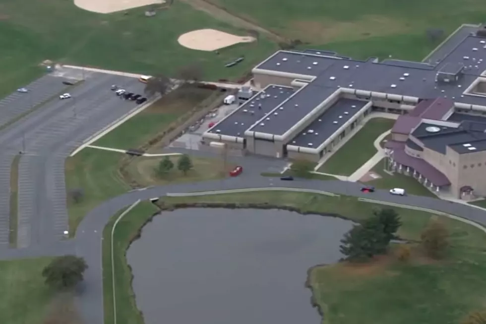Aeral view of the Burlington County Institute of Technology in Medford