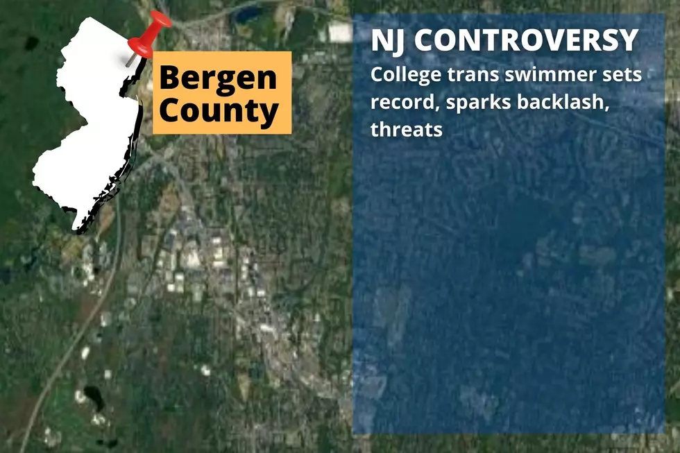 Bergen County Ramapo College swimmer flap