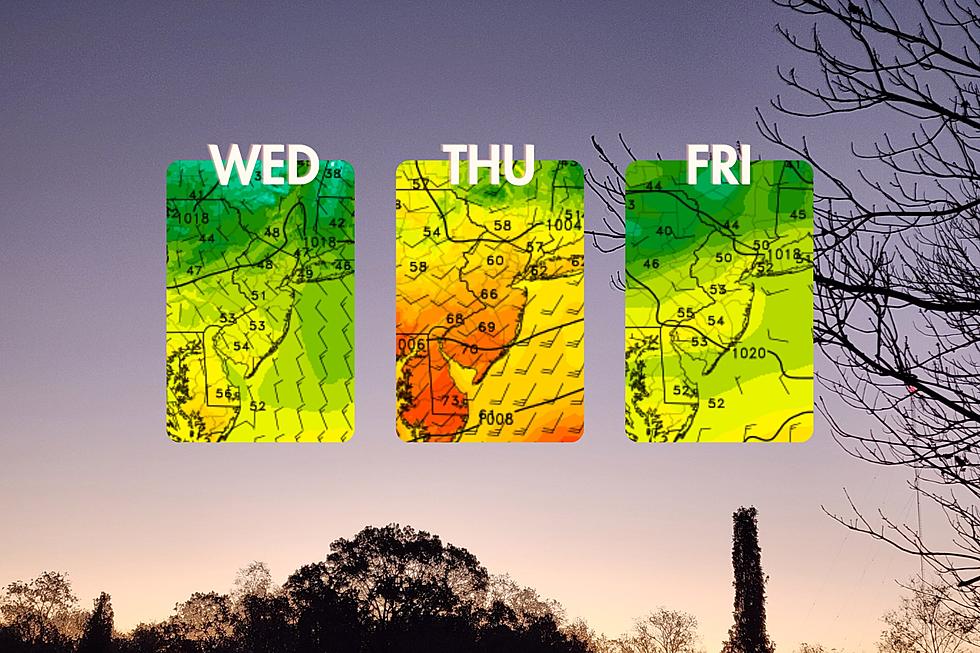 NJ Weather: Seesaw Temperatures Continue, Rain Chances Stay Low