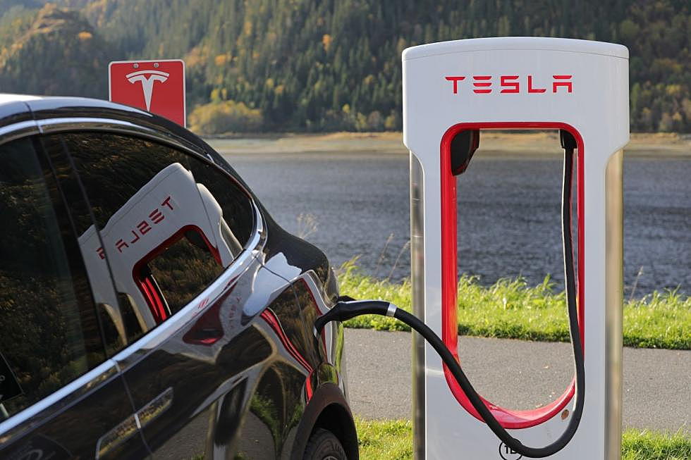 How many Tesla chargers does NJ have compared to other states?