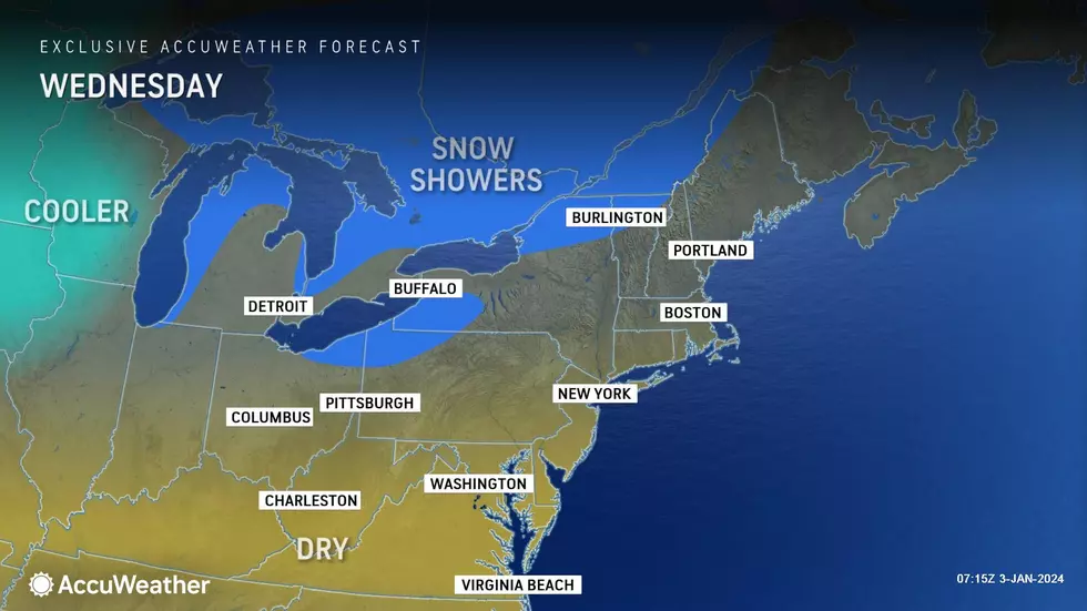 Wednesday's weather will stay quiet and relatively pleasant. (Accuweather)