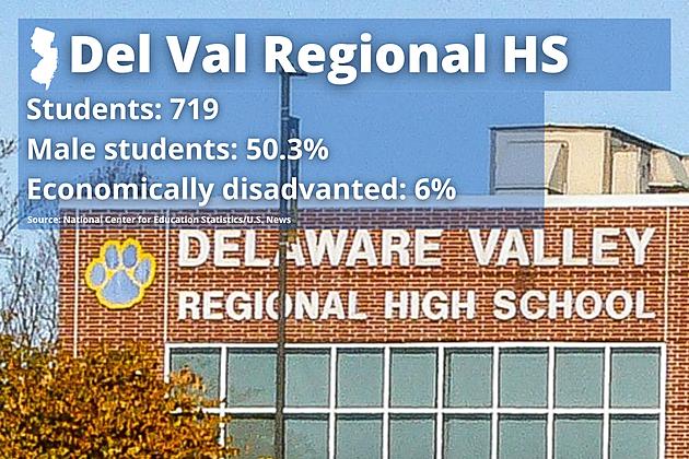 Delaware Valley Regional High School facts. (Canva/DVRHS via Facebook)