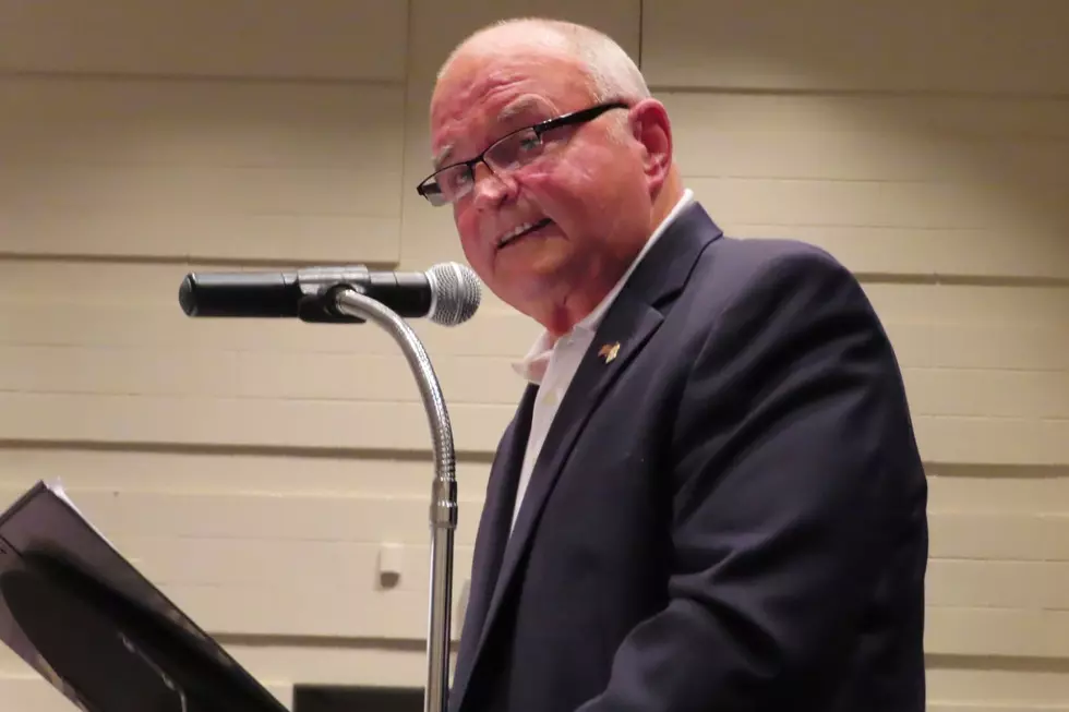 Former Toms River Mayor Maurice Hill speaks at a hearing in 2023