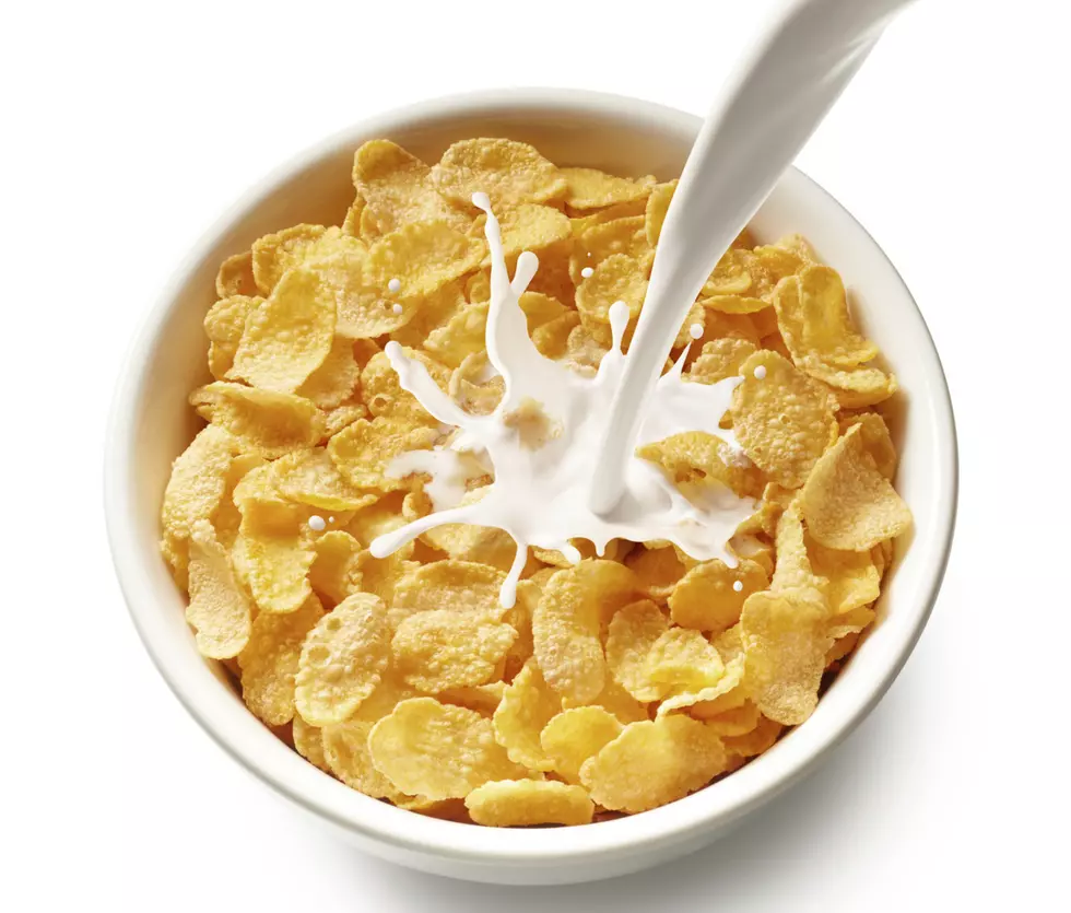 corn flakes with milk