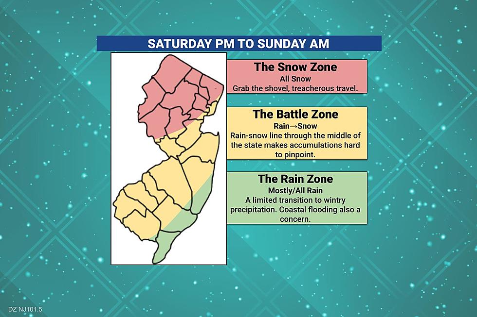 Latest weekend storm update for NJ: Snow vs. slush vs. rain