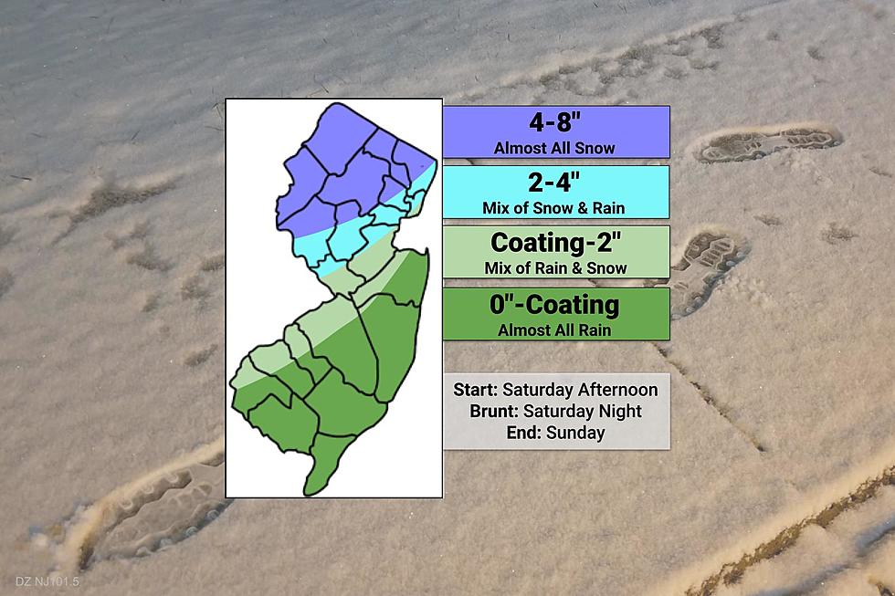 Wintry or just wet: Weekend storm timeline and totals for NJ