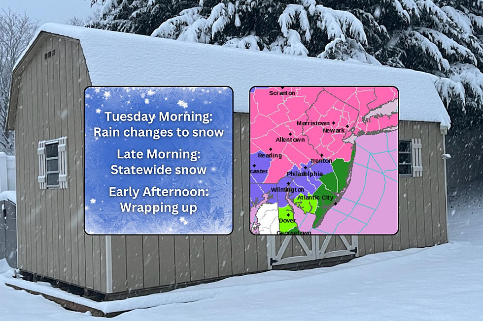 Complicated winter storm is here, NJ: What to expect Tuesday