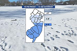 Weekend snow update: Winter Weather Advisory for NJ