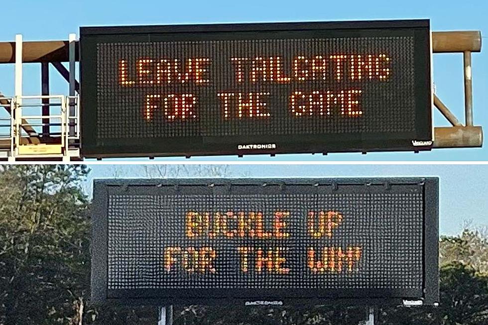 For Super Bowl, NJ displays funny but troublesome highway signs