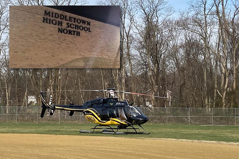 Helicopter makes emergency landing at NJ high school