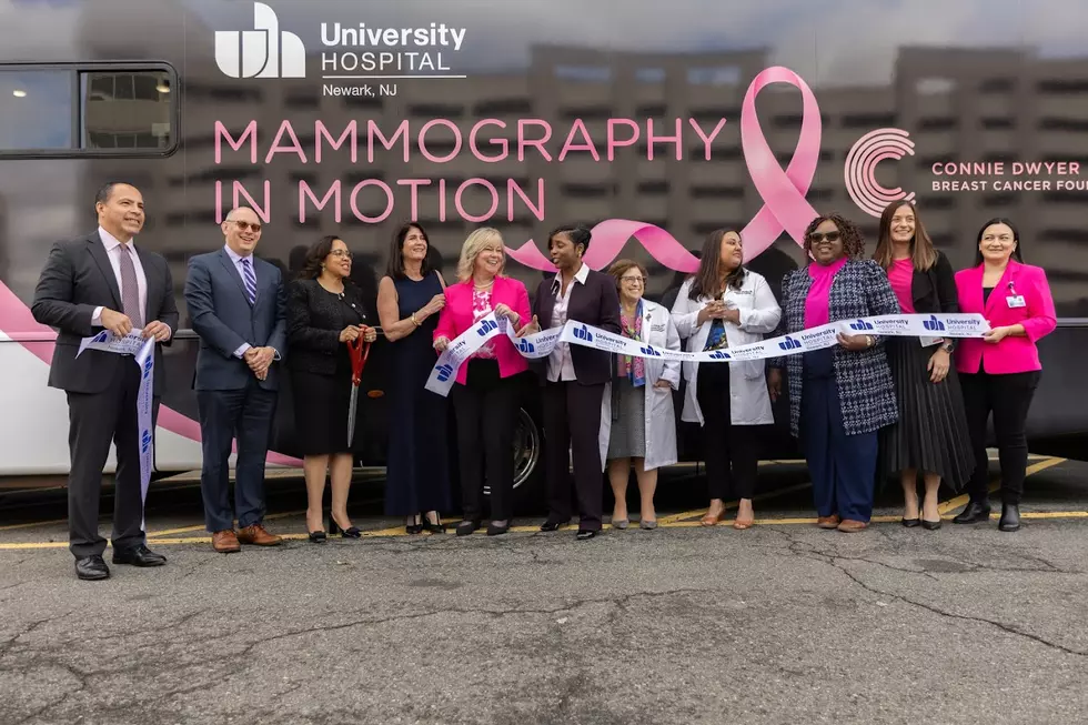 Mammography in Motion Ribbon Cutting (Adele Kozlowski, University Hospital, Newark)