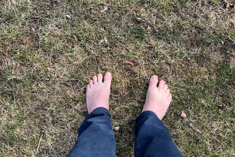 Why Spadea leaves the studio to stand barefoot outside